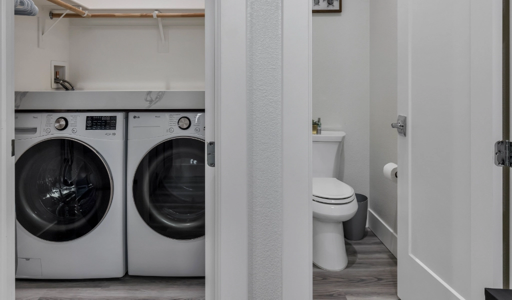 ADU remodel with new bathroom.