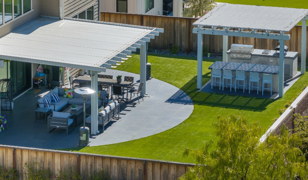 Backyard & ADU remodel in CA.