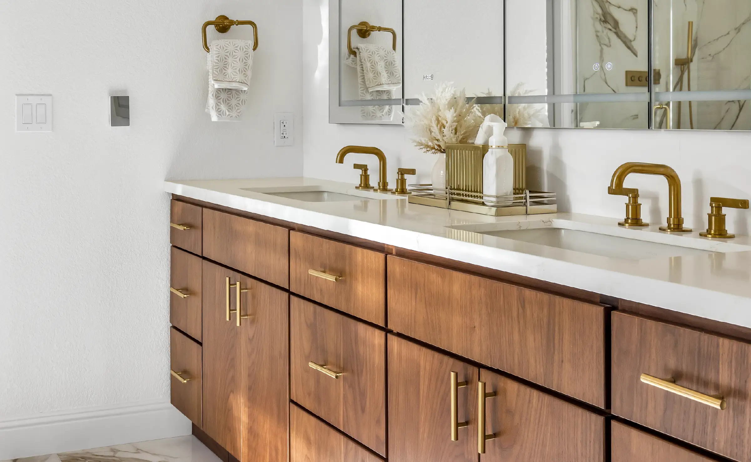 Modern San Ramon bathroom remodel.